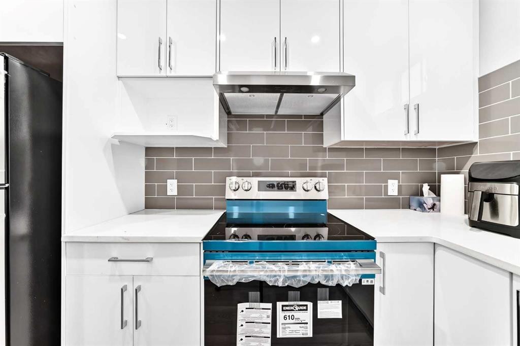 206 Cornerstone Avenue Ne, Calgary, AB - Indoor Photo Showing Kitchen With Upgraded Kitchen