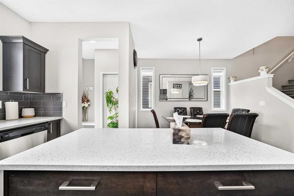 206 Cornerstone Avenue Ne, Calgary, AB - Indoor Photo Showing Kitchen With Upgraded Kitchen