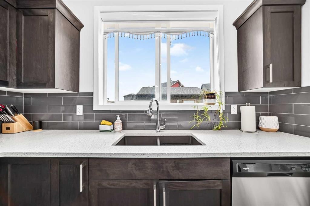 206 Cornerstone Avenue Ne, Calgary, AB - Indoor Photo Showing Kitchen With Double Sink