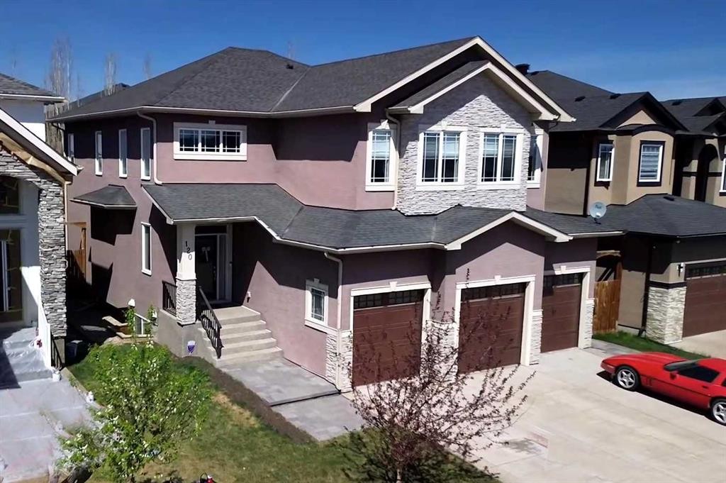 120 Kinniburgh Circle, Chestermere, AB - Outdoor With Facade