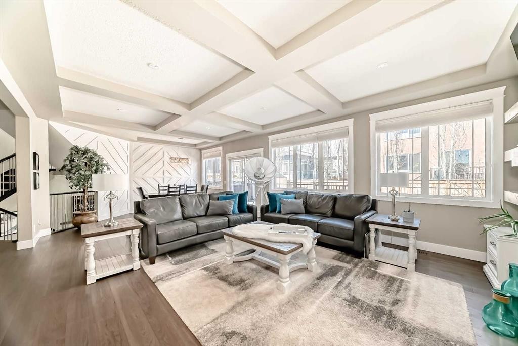 120 Kinniburgh Circle, Chestermere, AB - Indoor Photo Showing Living Room