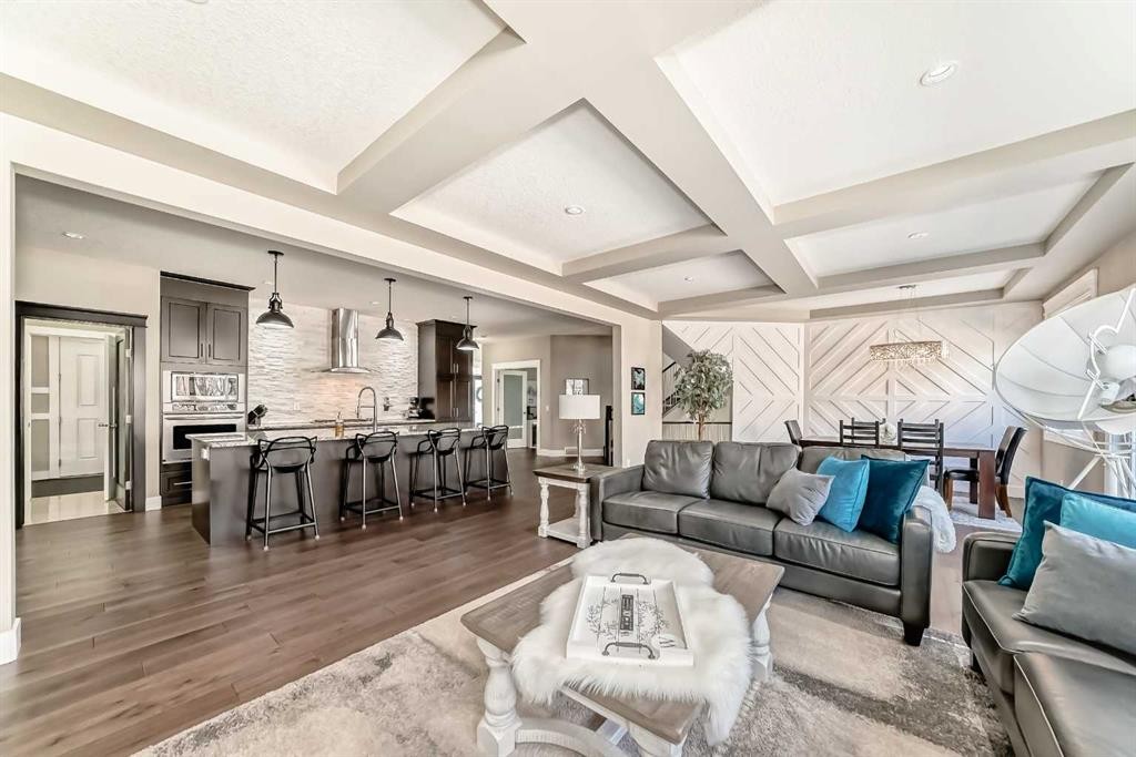 120 Kinniburgh Circle, Chestermere, AB - Indoor Photo Showing Living Room