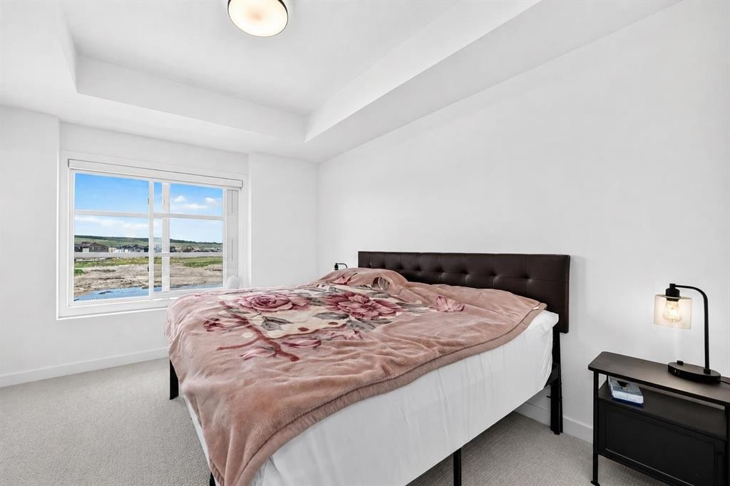 308-135 Belmont Passage Sw, Calgary, AB - Indoor Photo Showing Bedroom