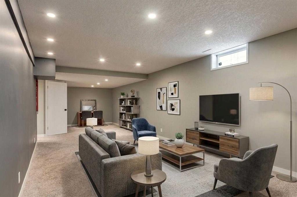 32 Berkley Place Nw, Calgary, AB - Indoor Photo Showing Basement