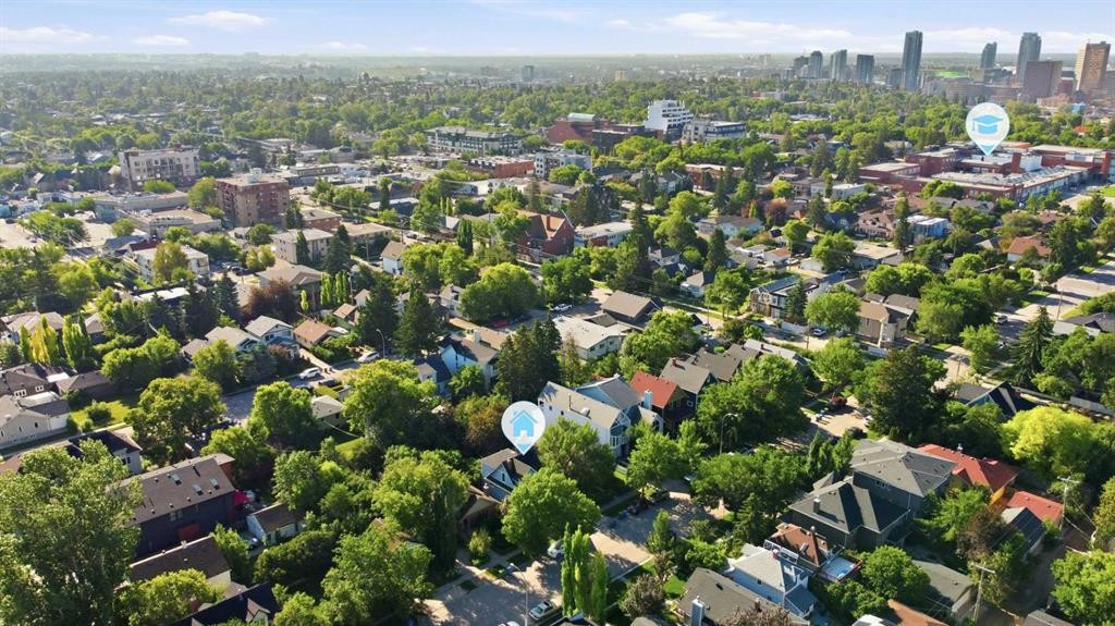 1422 2 Street Nw, Calgary, AB - Outdoor With View