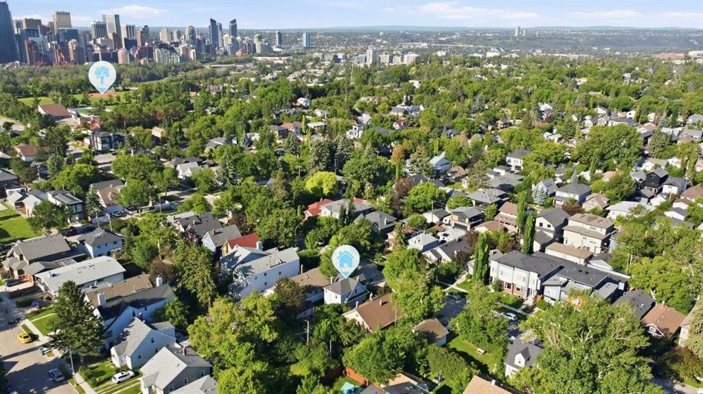 1422 2 Street Nw, Calgary, AB - Outdoor With View