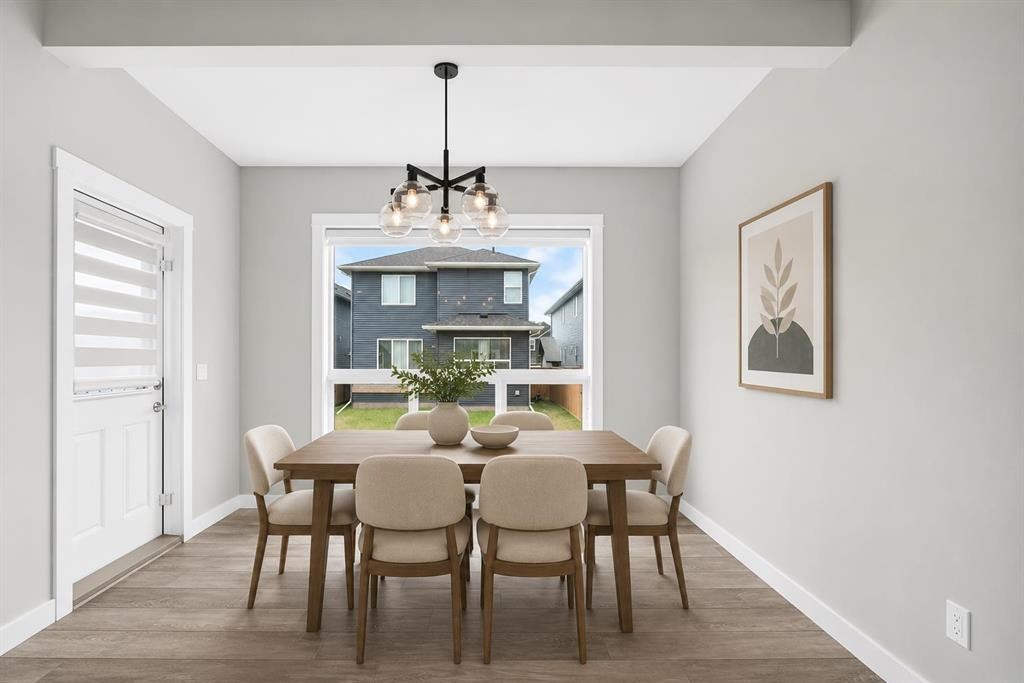 137 Creekside Way Sw, Calgary, AB - Indoor Photo Showing Dining Room