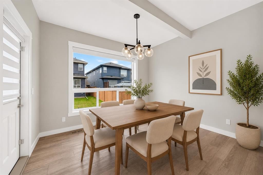 137 Creekside Way Sw, Calgary, AB - Indoor Photo Showing Dining Room