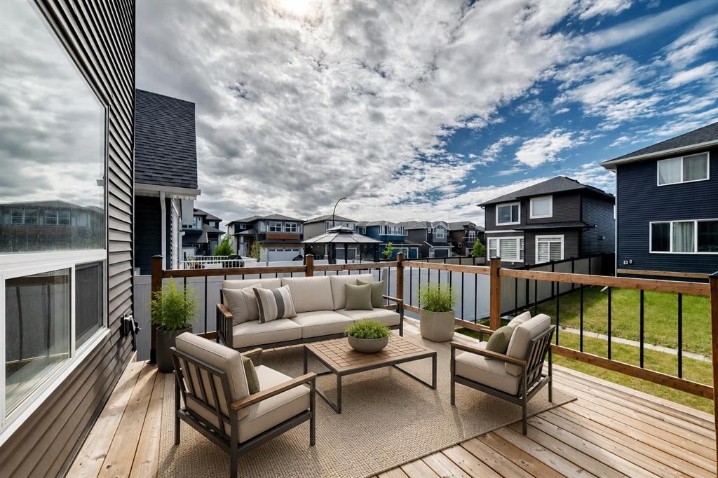 137 Creekside Way Sw, Calgary, AB - Outdoor With Deck Patio Veranda