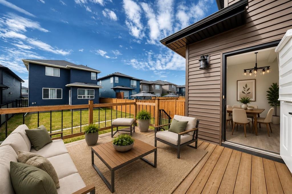 137 Creekside Way Sw, Calgary, AB - Outdoor With Deck Patio Veranda With Exterior