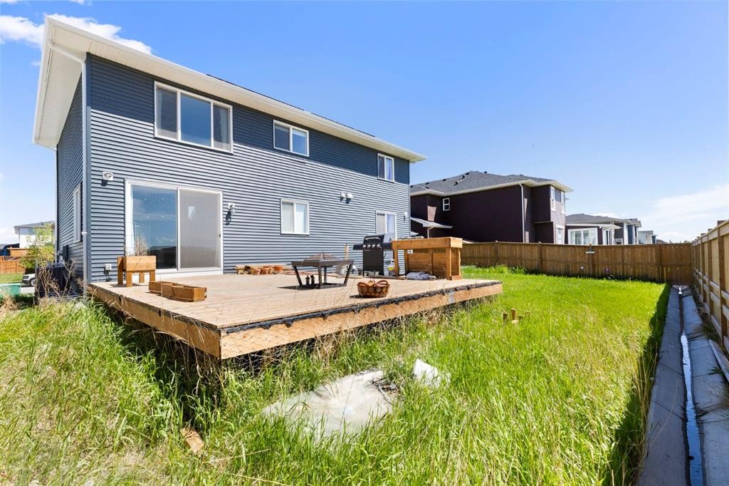 183 Brander Avenue, Langdon, AB - Outdoor With Deck Patio Veranda With Exterior