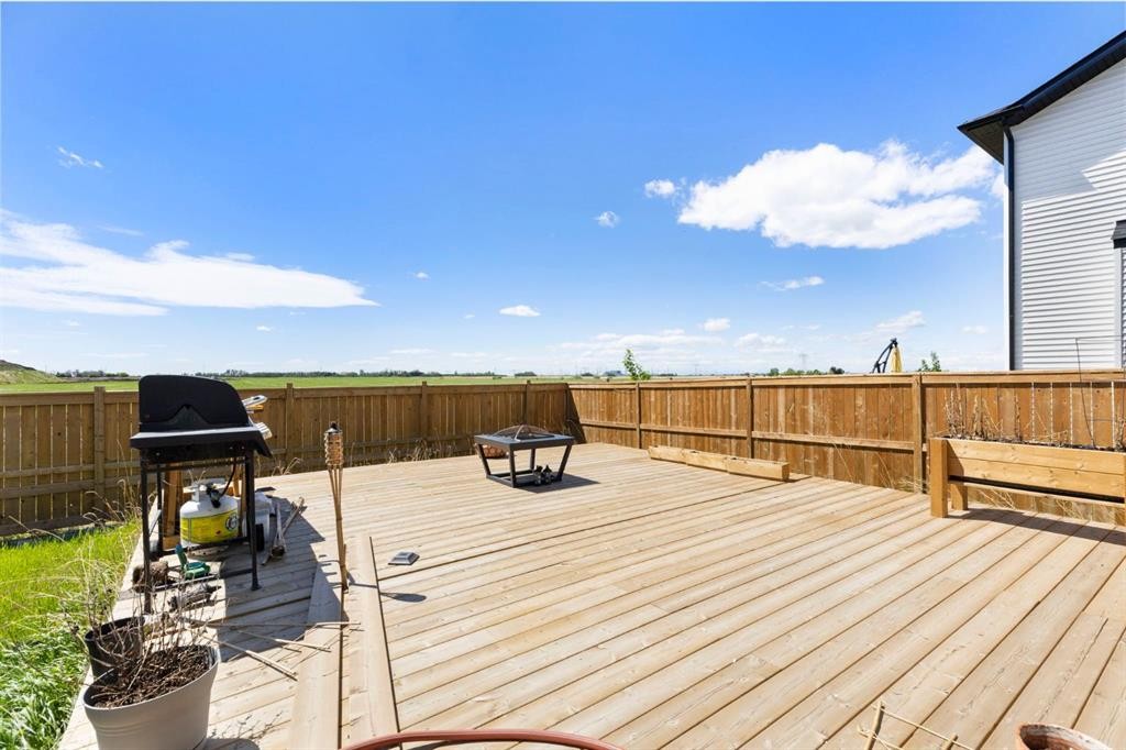 183 Brander Avenue, Langdon, AB - Outdoor With Deck Patio Veranda With Exterior