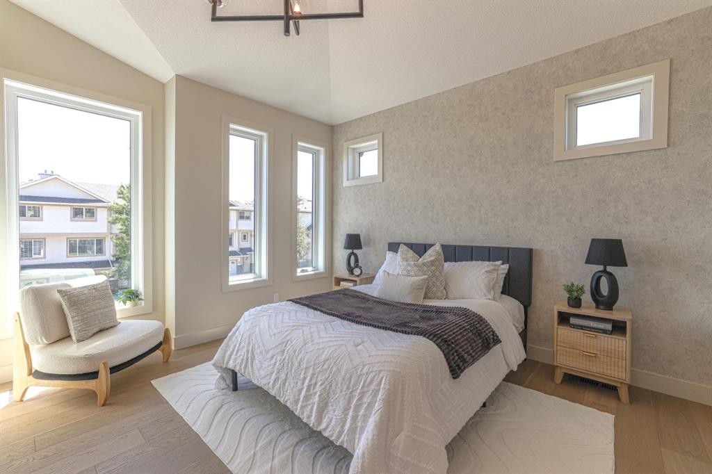 147 Heston Street Nw, Calgary, AB - Indoor Photo Showing Bedroom