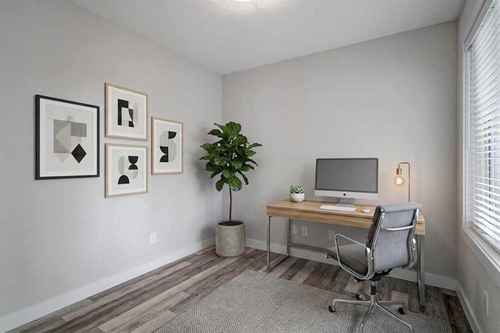 4-2416 30 Street Sw, Calgary, AB - Indoor Photo Showing Office