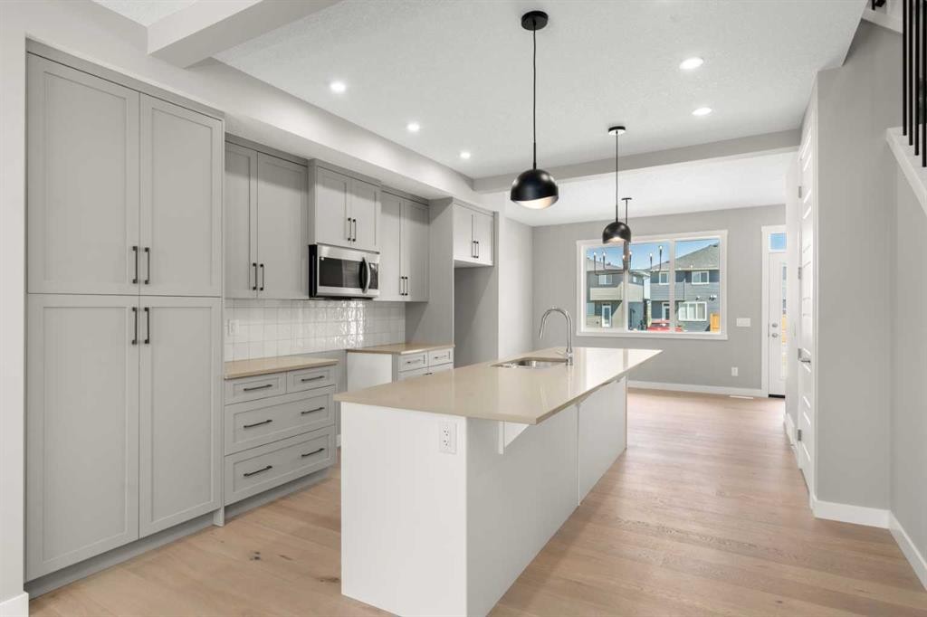 78 Sora Gardens Se, Calgary, AB - Indoor Photo Showing Kitchen With Upgraded Kitchen