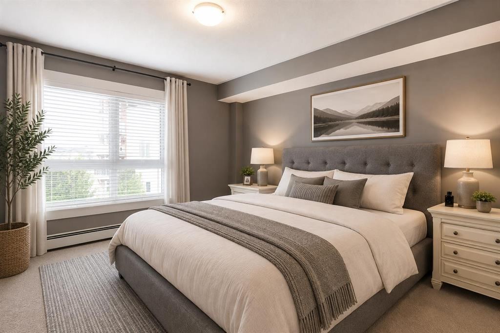 3302-302 Skyview Ranch Drive Ne, Calgary, AB - Indoor Photo Showing Bedroom