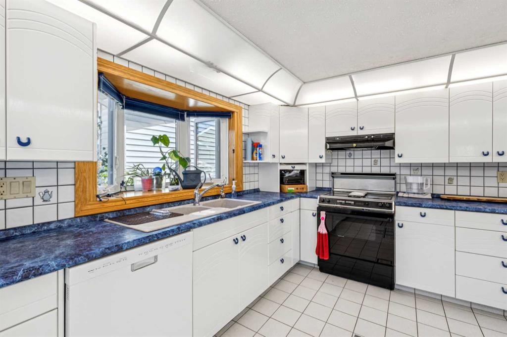 4819 Rundlewood Drive Ne, Calgary, AB - Indoor Photo Showing Kitchen With Double Sink