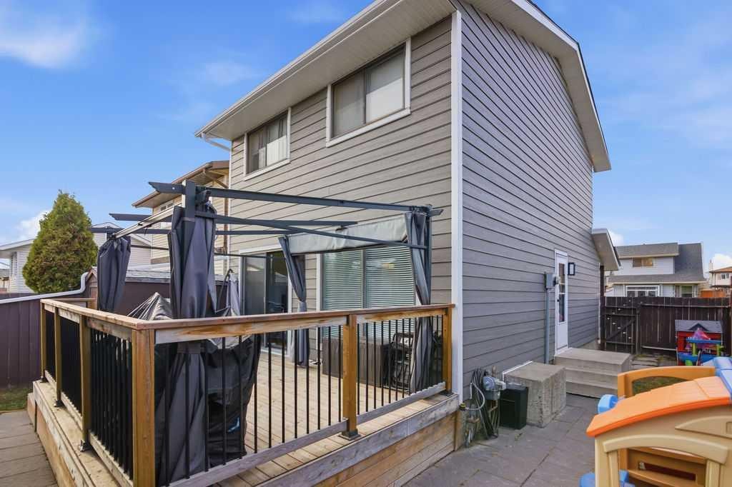 96 Abberfield Crescent Ne, Calgary, AB - Outdoor With Deck Patio Veranda With Exterior