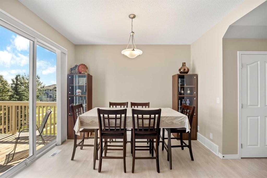 32 Panatella Common Nw, Calgary, AB - Indoor Photo Showing Dining Room