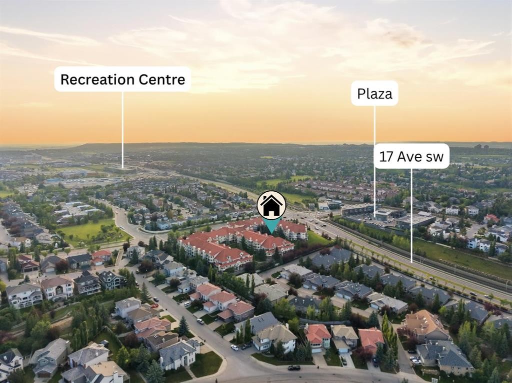 1203-1818 Simcoe Boulevard Sw, Calgary, AB - With View