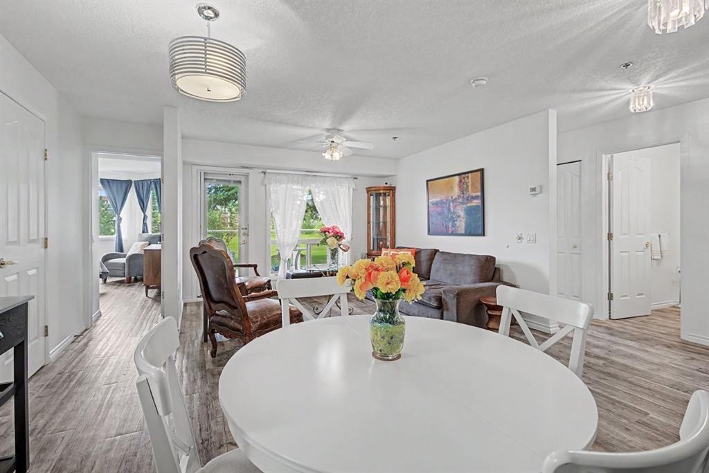 1114-1818 Simcoe Boulevard Sw, Calgary, AB - Indoor Photo Showing Dining Room