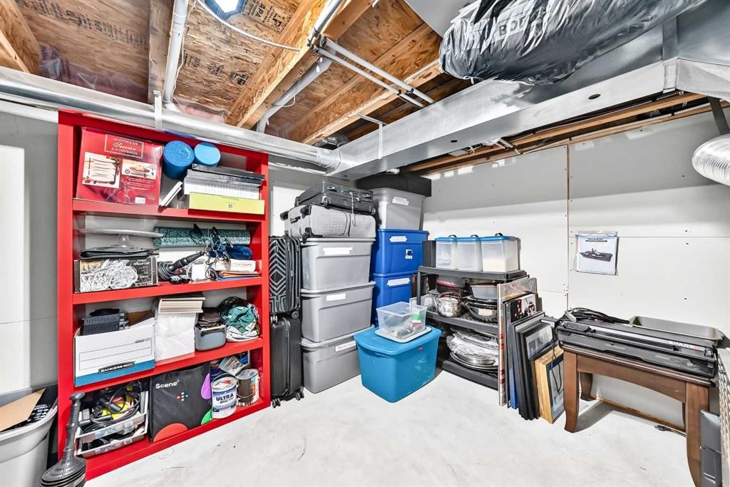 188 Hawkmere Way, Chestermere, AB - Indoor Photo Showing Basement
