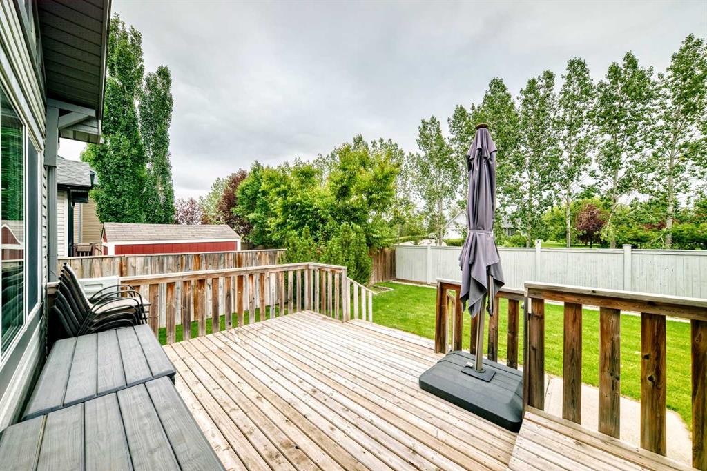188 Hawkmere Way, Chestermere, AB - Outdoor With Deck Patio Veranda With Exterior