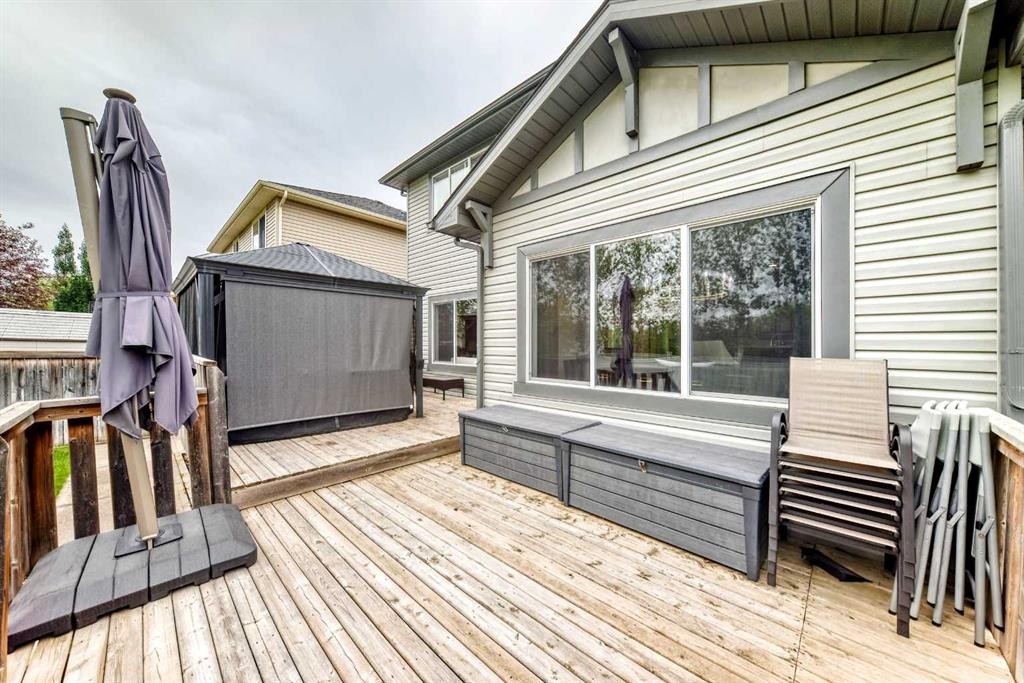 188 Hawkmere Way, Chestermere, AB - Outdoor With Deck Patio Veranda With Exterior