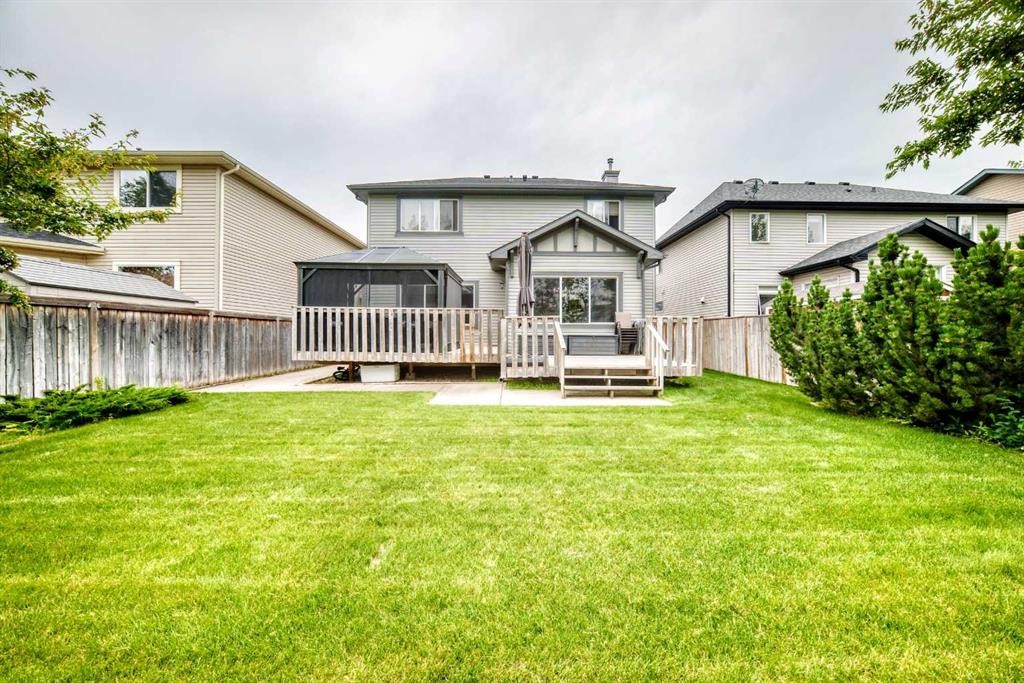 188 Hawkmere Way, Chestermere, AB - Outdoor With Deck Patio Veranda