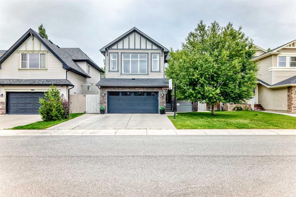 188 Hawkmere Way, Chestermere, AB - Outdoor With Facade