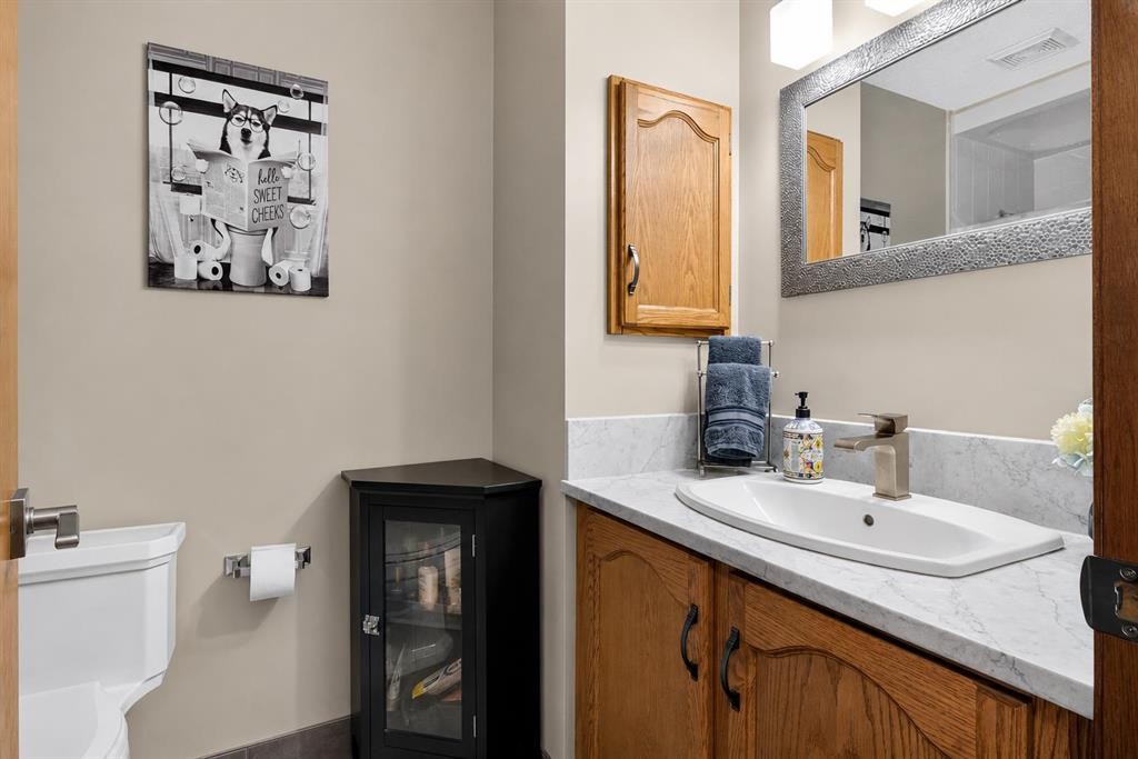 8 Erin Meadow Way Se, Calgary, AB - Indoor Photo Showing Bathroom