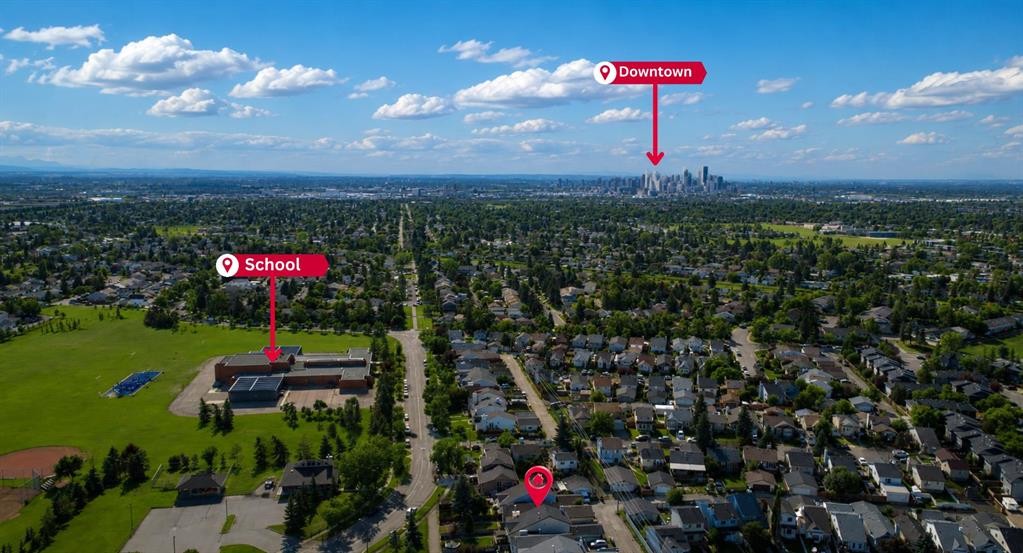8 Erin Meadow Way Se, Calgary, AB - Outdoor With View
