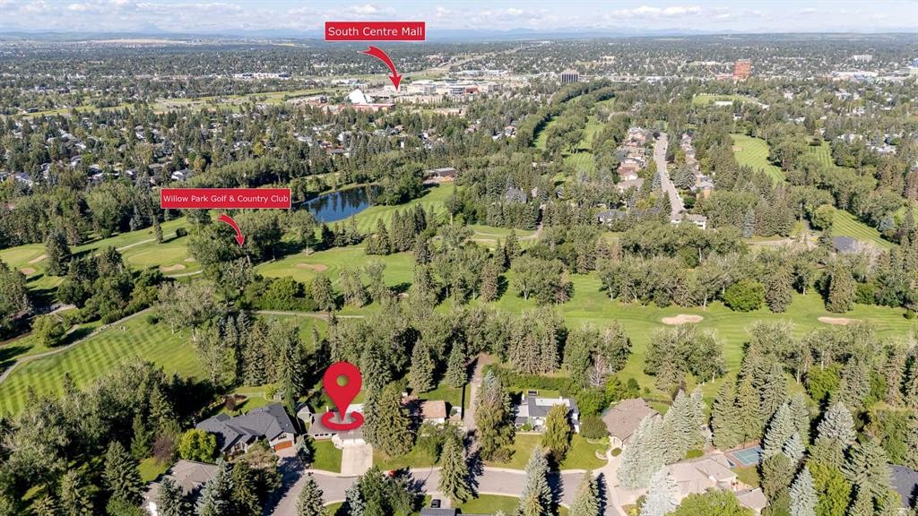 10907 Willowfern Drive Se, Calgary, AB - Outdoor With View