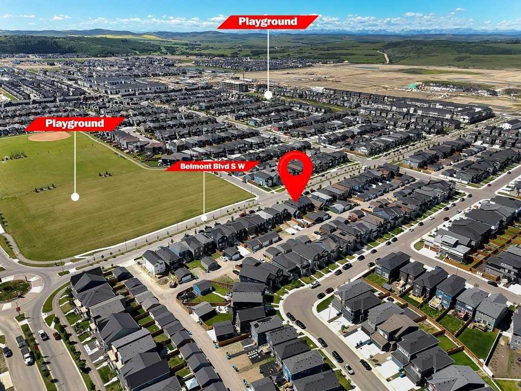244 Belmont Boulevard Sw, Calgary, AB - Outdoor With View