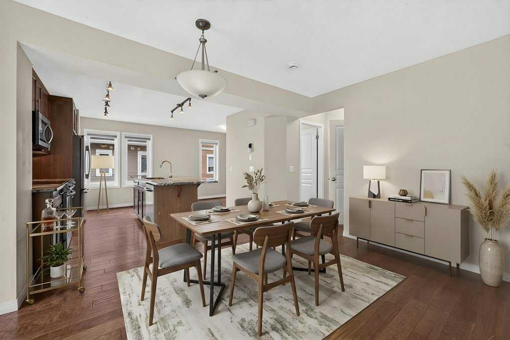 721 Auburn Bay Square Se, Calgary, AB - Indoor Photo Showing Dining Room