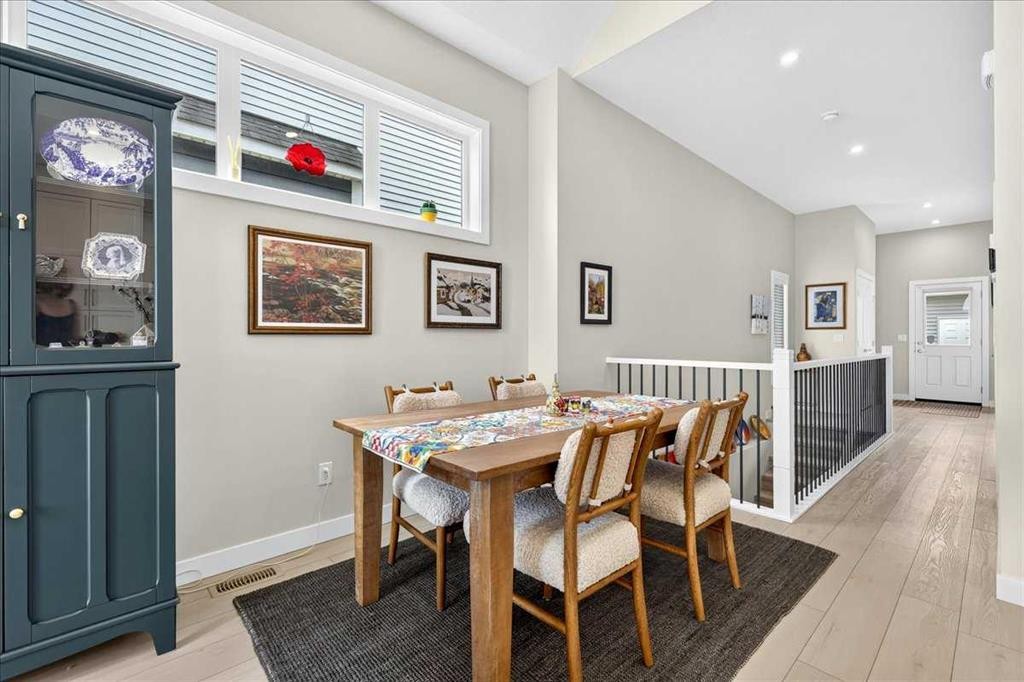 1066 Creekside Boulevard Sw, Calgary, AB - Indoor Photo Showing Dining Room
