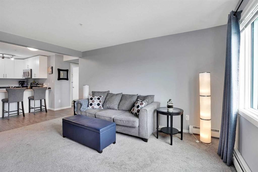 3320-181 Skyview Ranch Manor Ne, Calgary, AB - Indoor Photo Showing Living Room