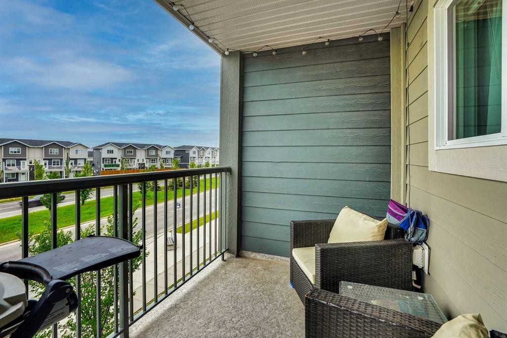 3320-181 Skyview Ranch Manor Ne, Calgary, AB - Outdoor With Balcony With Exterior