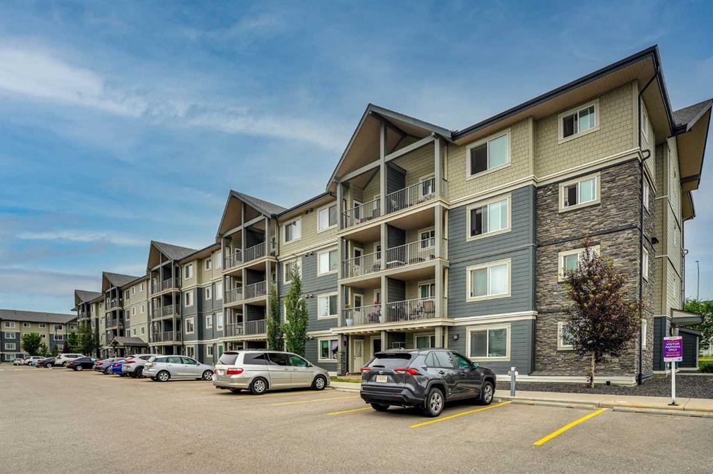 3320-181 Skyview Ranch Manor Ne, Calgary, AB - Outdoor With Balcony With Facade