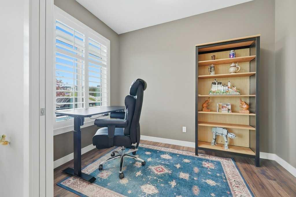 27 Jumping Pound Terrace, Cochrane, AB - Indoor Photo Showing Office