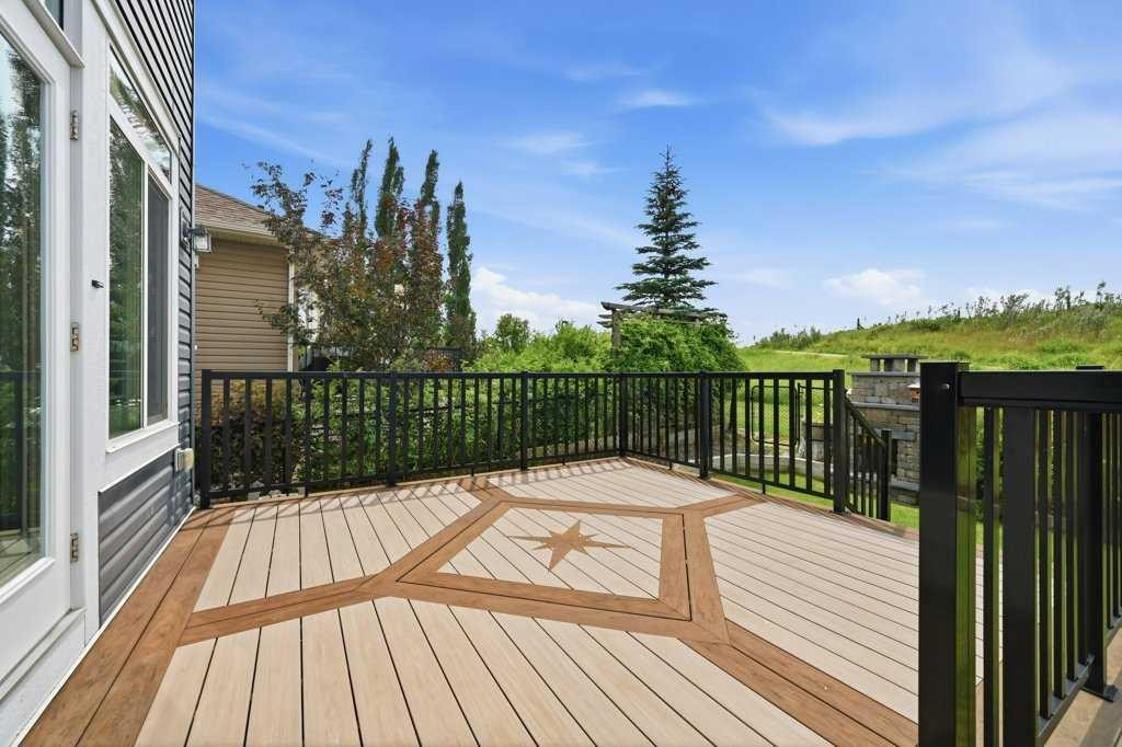 27 Jumping Pound Terrace, Cochrane, AB - Outdoor With Deck Patio Veranda With Exterior