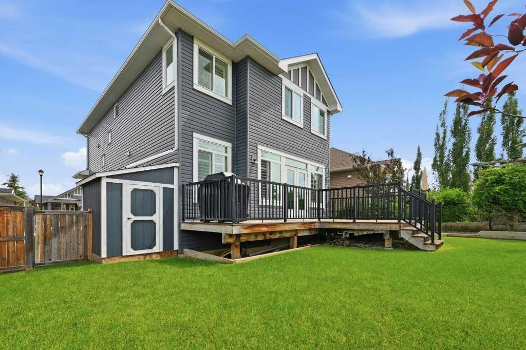 27 Jumping Pound Terrace, Cochrane, AB - Outdoor With Deck Patio Veranda