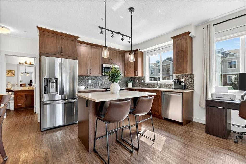 5301-522 Cranford Drive Se, Calgary, AB - Indoor Photo Showing Kitchen With Stainless Steel Kitchen With Upgraded Kitchen