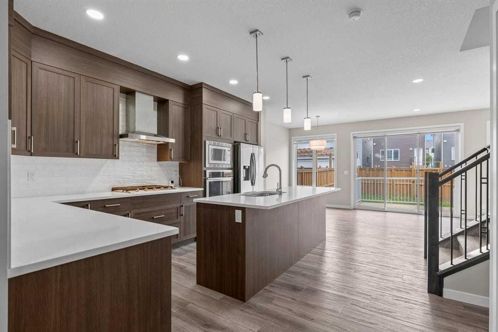 109 Mallard Grove Se, Calgary, AB - Indoor Photo Showing Kitchen With Upgraded Kitchen