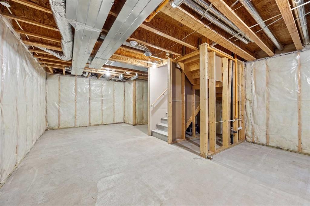 38 Howse Row North, Calgary, AB - Indoor Photo Showing Basement