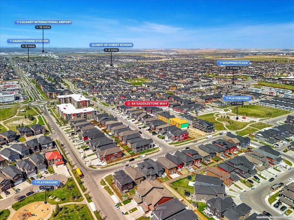 44 Saddlestone Way Ne, Calgary, AB - Outdoor With View