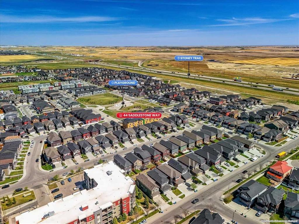 44 Saddlestone Way Ne, Calgary, AB - Outdoor With View