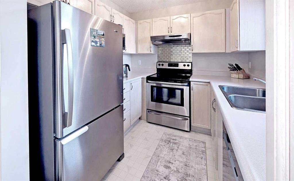 12 Shawbrooke Court Sw, Calgary, AB - Indoor Photo Showing Kitchen With Stainless Steel Kitchen With Double Sink