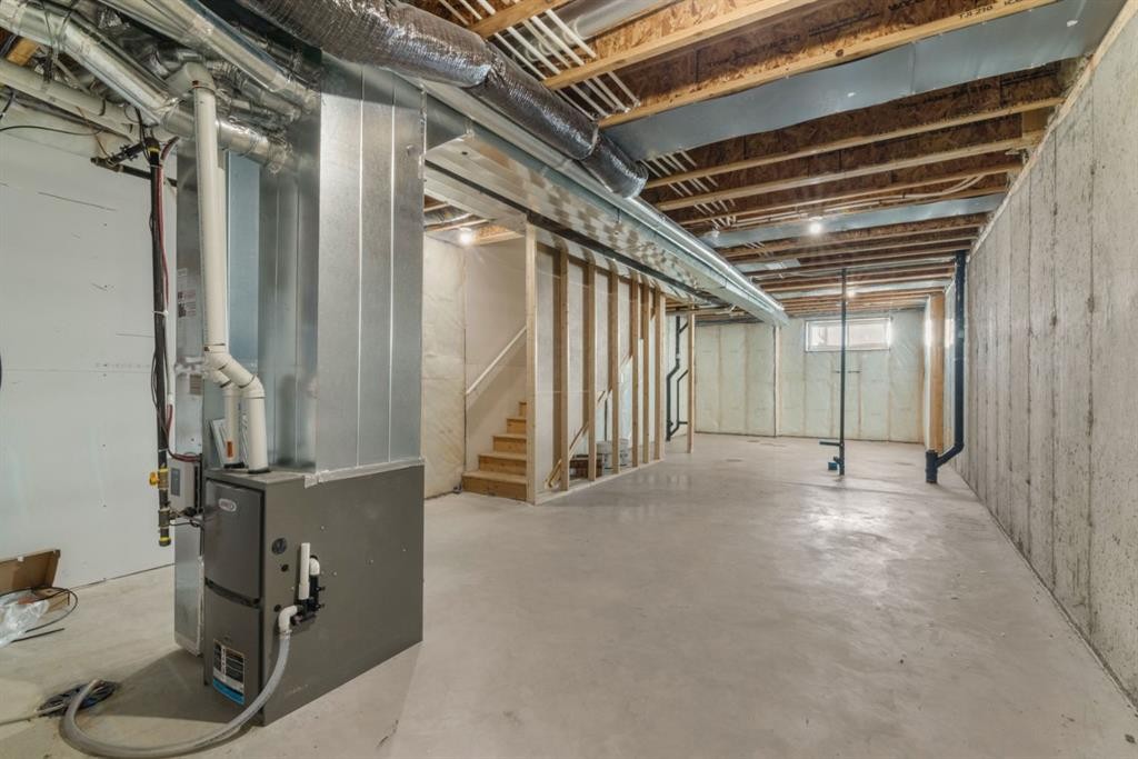 98 Cornerstone Link Ne, Calgary, AB - Indoor Photo Showing Basement