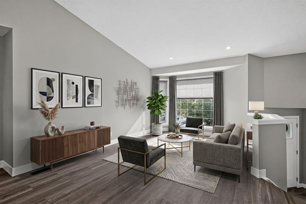 107 Edgevalley Close Nw, Calgary, AB - Indoor Photo Showing Living Room